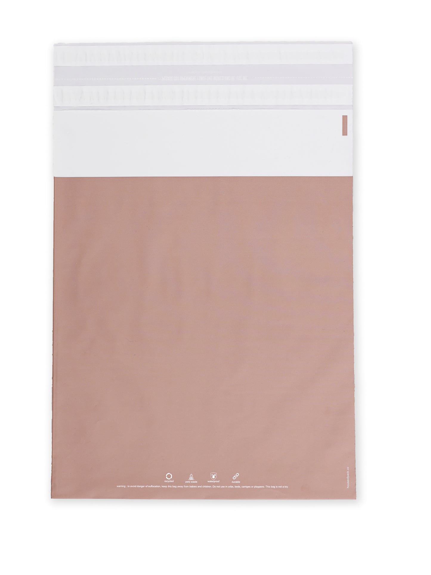 Plastic Cargo Bag - Metallic Pink