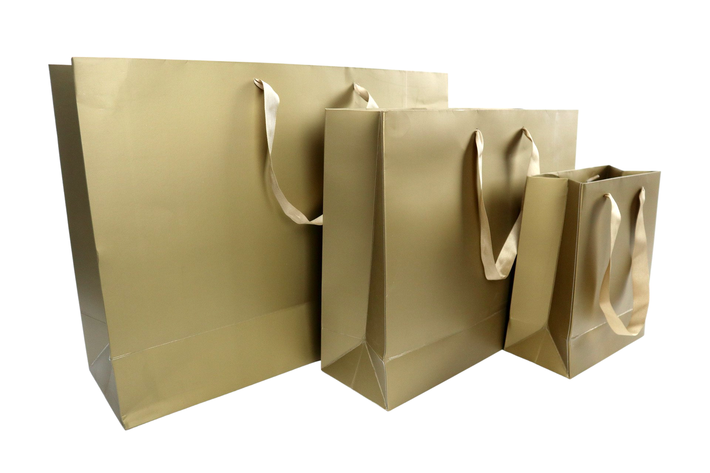 Cardboard Bag - Gold